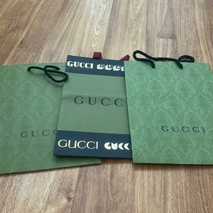 Lot mixed bundle gucci gift bags authentic present Christmas designer shopping